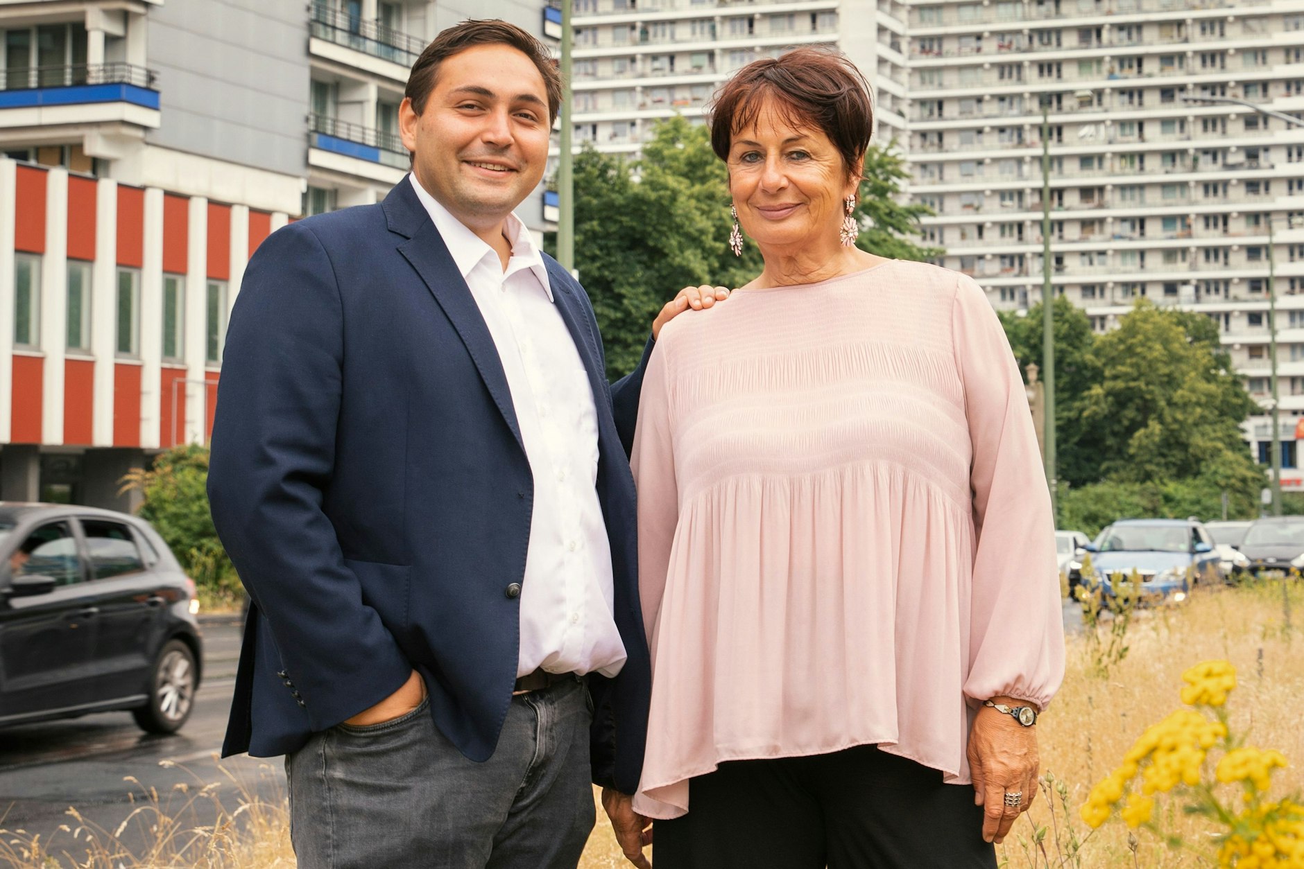 Astrid Landero, hier mit Sohn Max, erhält in diesem Jahr den Berliner Frauenpreis.&nbsp;