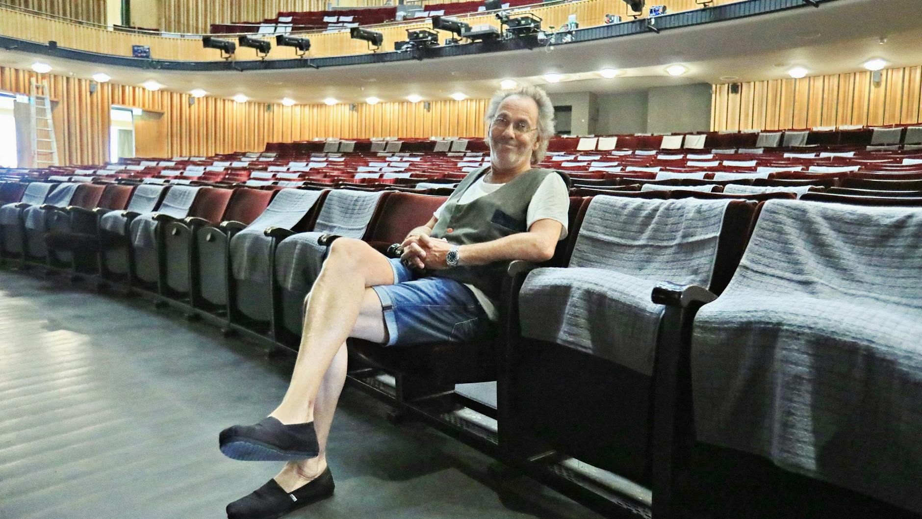 Das Theaterspielen will Hugo Egon Balder nicht aufgeben - hier in der Komödie am Kurfürstendamm. 