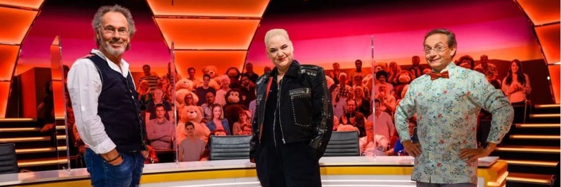 Hugo Egon Balder, Hella von Sinnen und Wigald Boning machen Schluss mit „Genial daneben“.