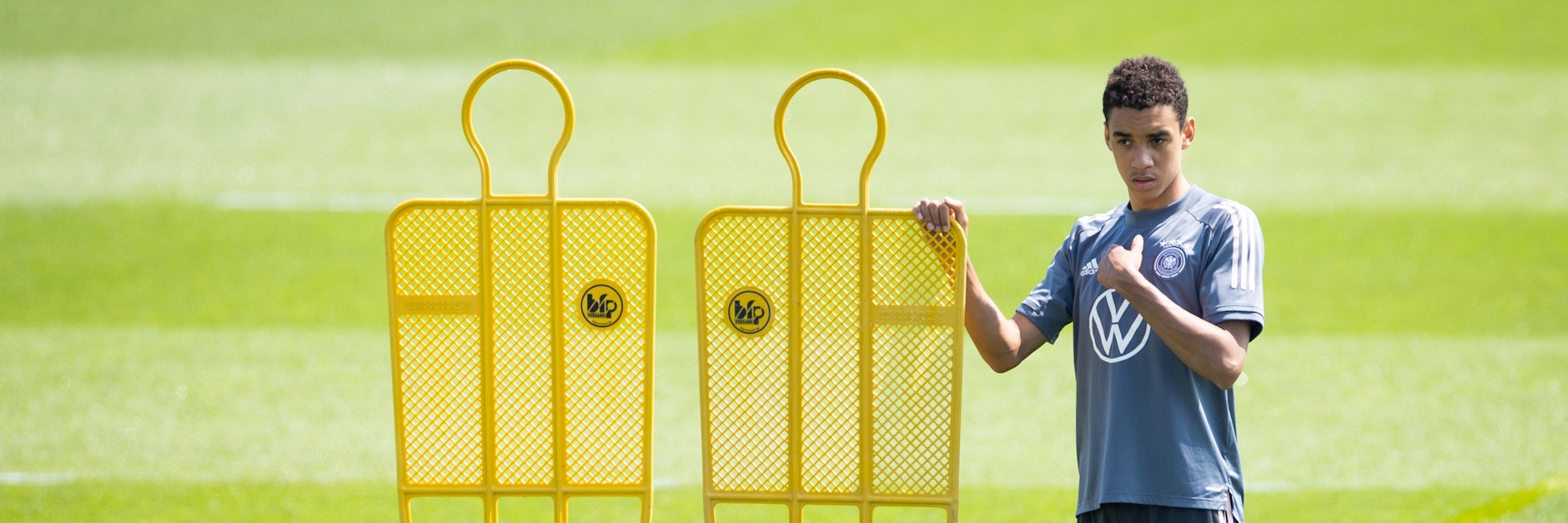 Kennt sich in England und im Wembley-Stadion bestens aus: DFB-Bambino Jamal Musiala. 