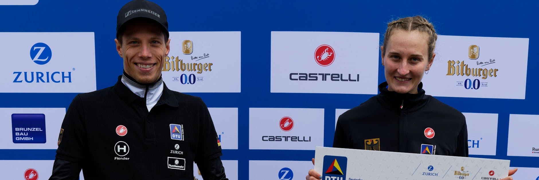 Anabel Nieschlag (r.) und Justus Nieschlag qualifizierten sich in Kienbaum für die Olympischen Spiele.