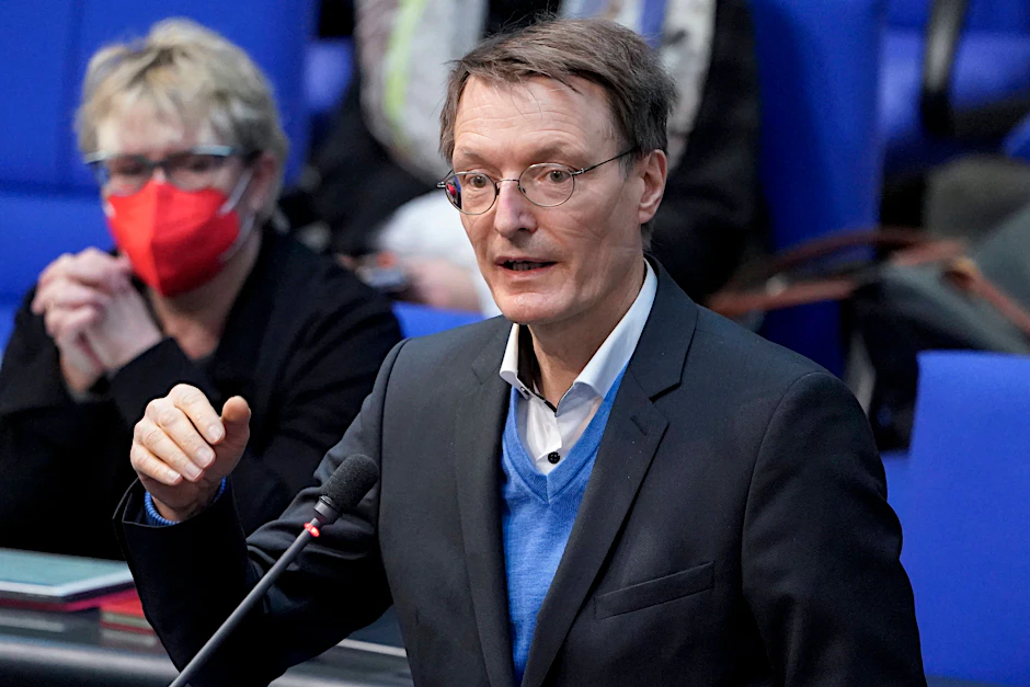 SPD-Gesundheitspolitiker Karl Lauterbach im Bundestag (Archivbild)