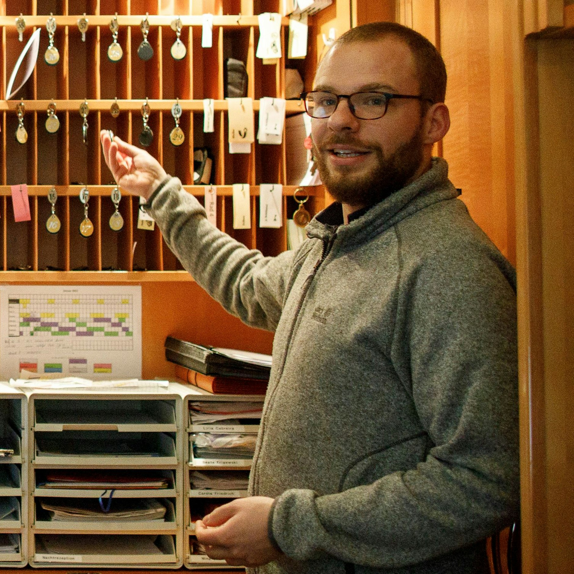 Maximilian Hauptmann ist Mitinhaber des Hotels Kastanienhof.