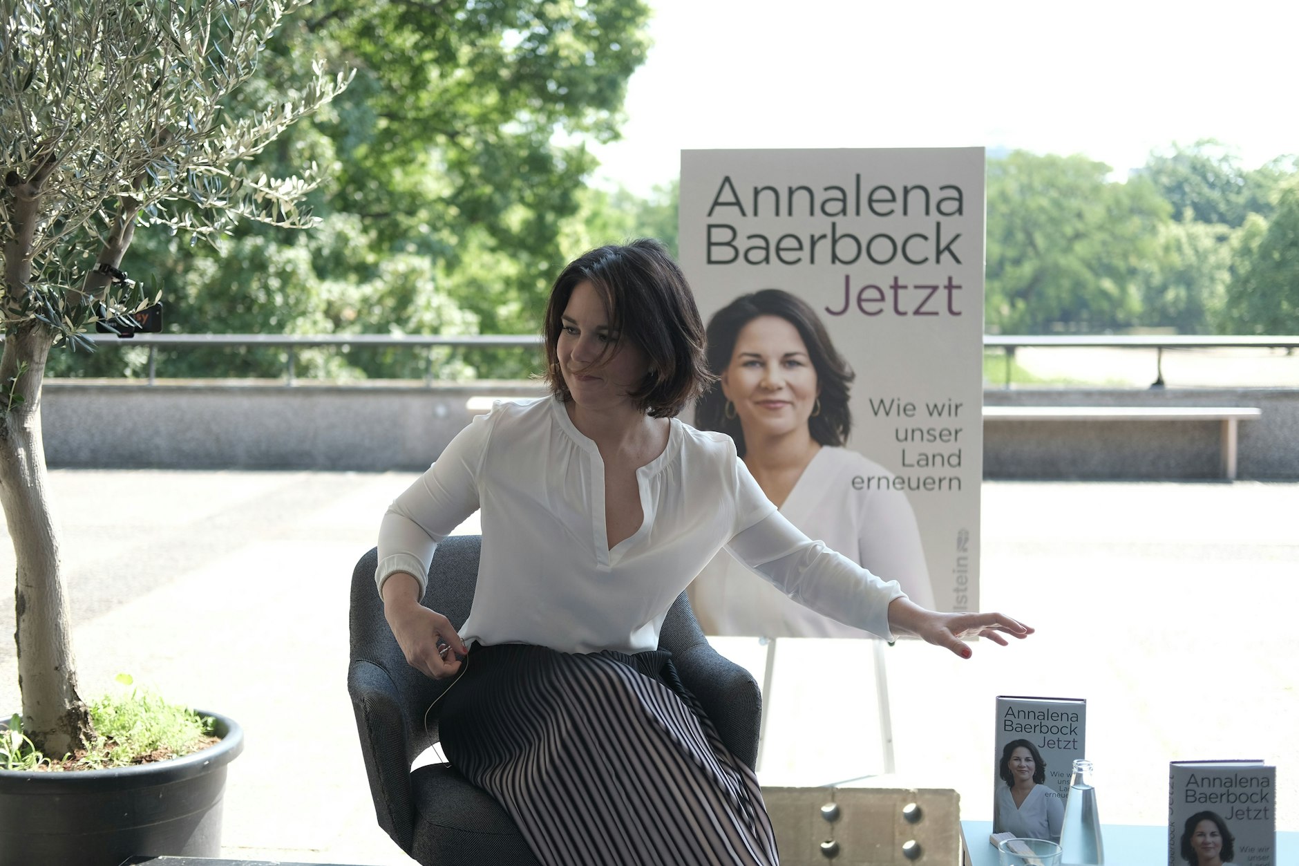 Annalena Baerbock während der Buchpräsentation im April 2021.