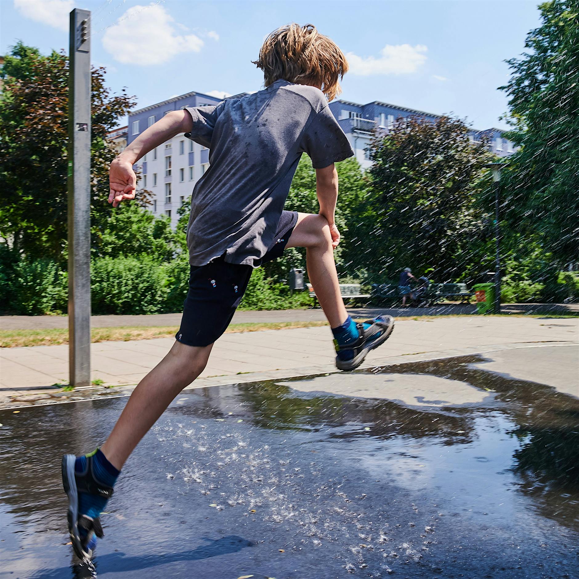 Woman ejected from wading pool for sunbathing topless