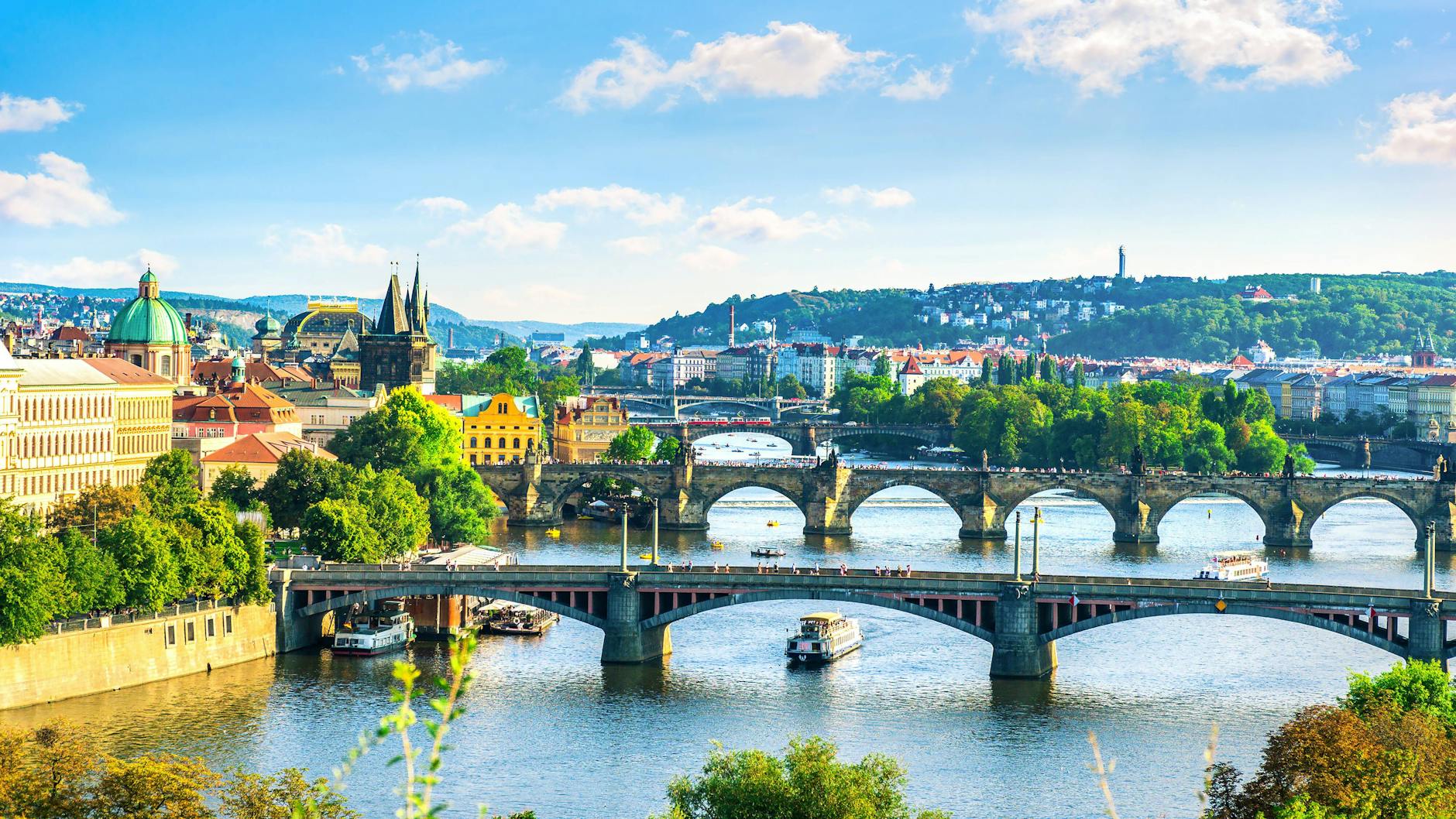 Die tschechische Hauptstadt Prag. Tschechien ist wie Italien ab Sonntag kein Risikogebiet mehr.