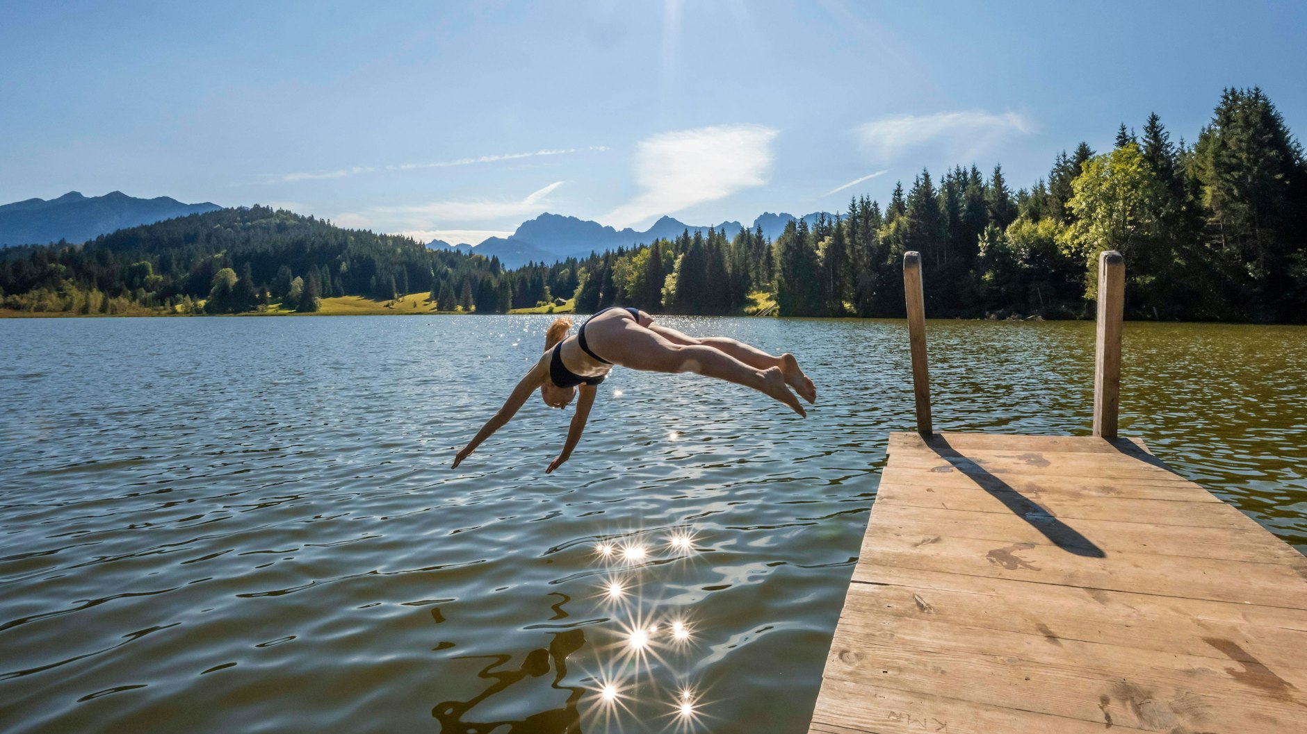 Baden im See – für viele Menschen ein Gefühl von Glück und Freiheit.&nbsp;