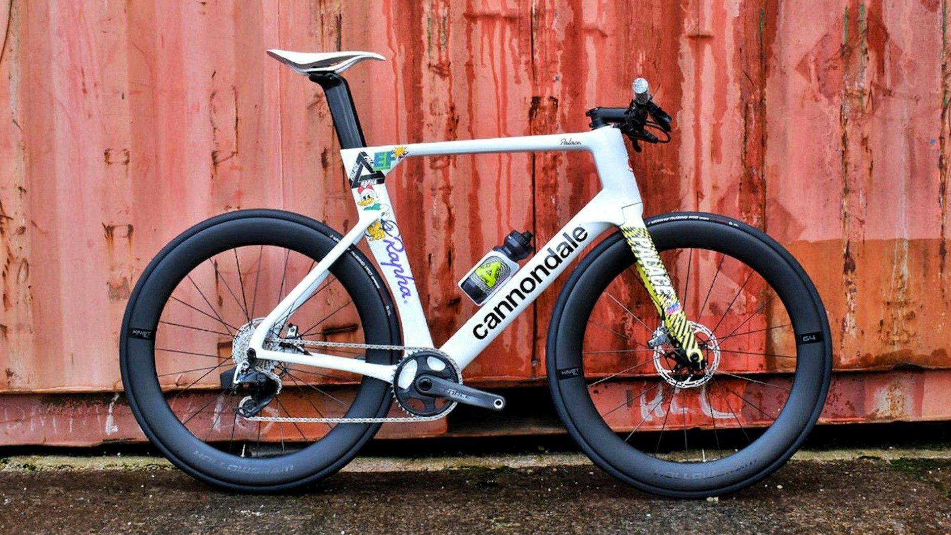 Das „SystemSix“-Unikat von Cannondale, das für Virgil Abloh gefertigt wurde.