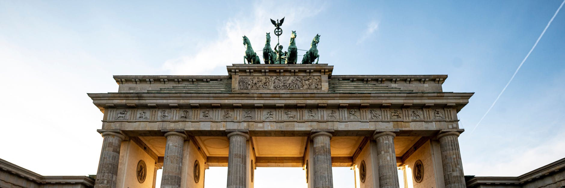 Das Brandenburger Tor in Berlin-Mitte. 