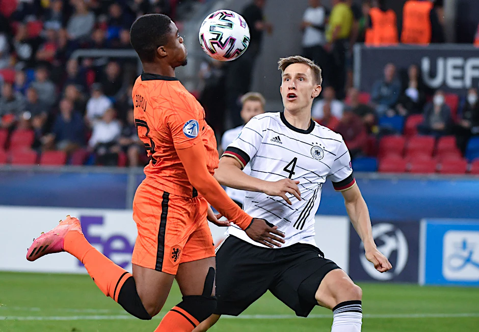 Unions Nico Schlotterbeck ist mit der deutschen U21-Nationalmannschaft Europameister gworden.