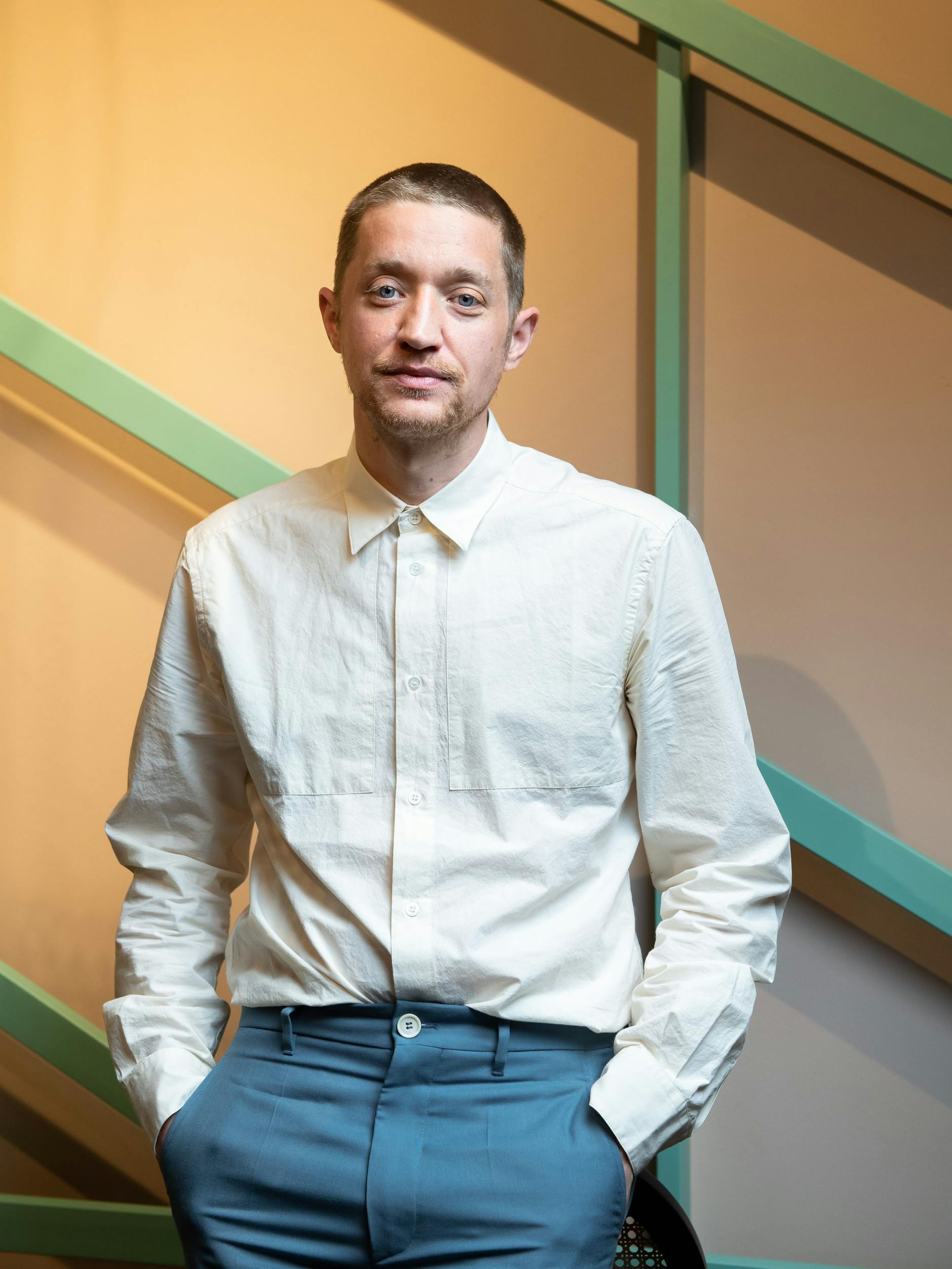 Markus Winter beim Fotoshooting.