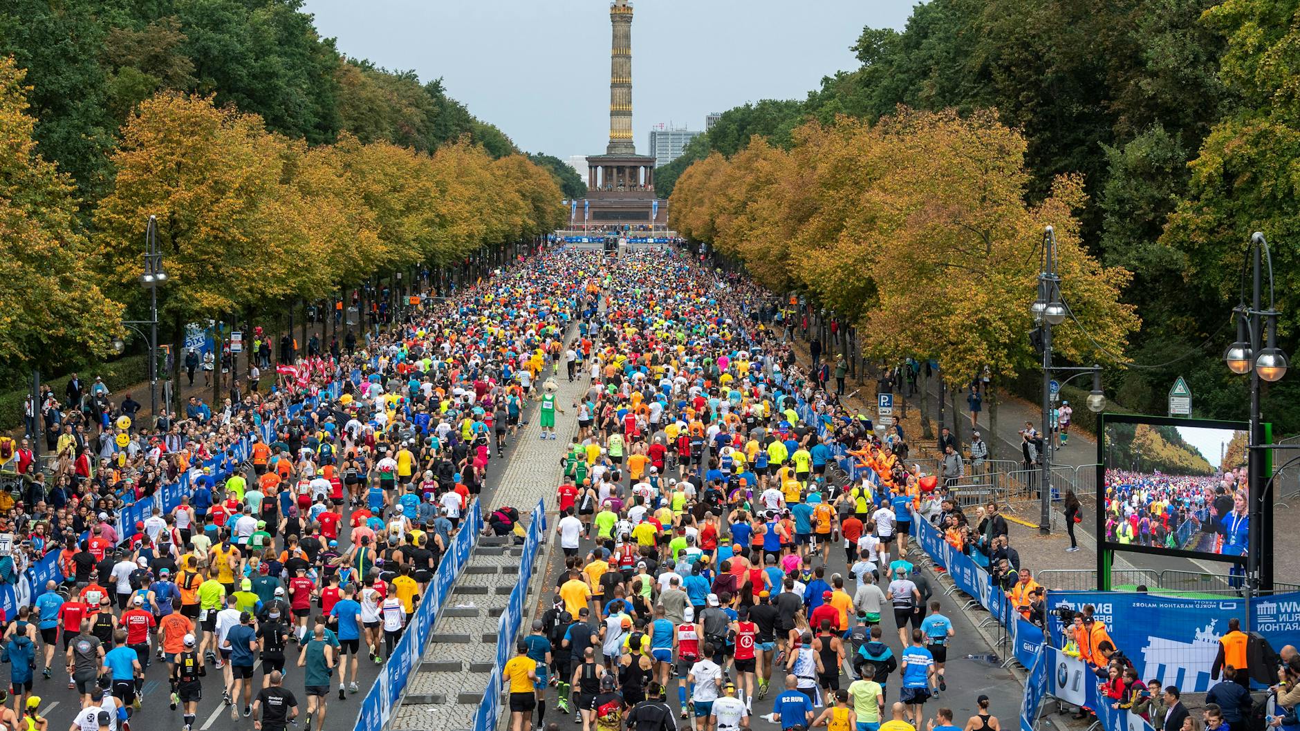Rund 10.000 Läufer weniger als 2019 sind beim Berlin-Marathon eingeplant.