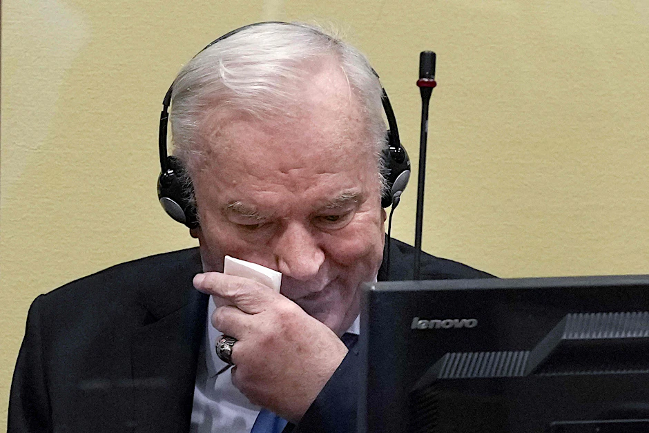Die lebenslange Haft ist am Dienstag für den ehemaligen serbischen General Ratko Mladic noch mal bestätigt worden.&nbsp;&nbsp;