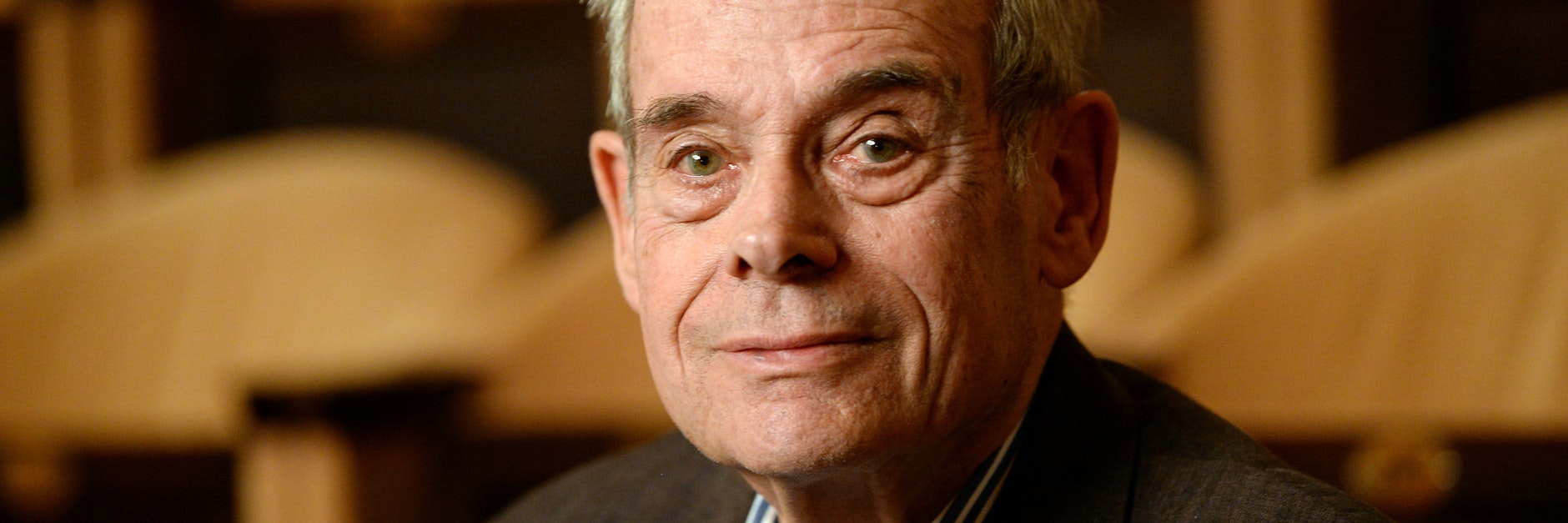 Der Berliner Theater- und Fernsehautor Horst Pillau sitzt am 6.7.2017 im Renaissance Theater in Berlin im Publikum.