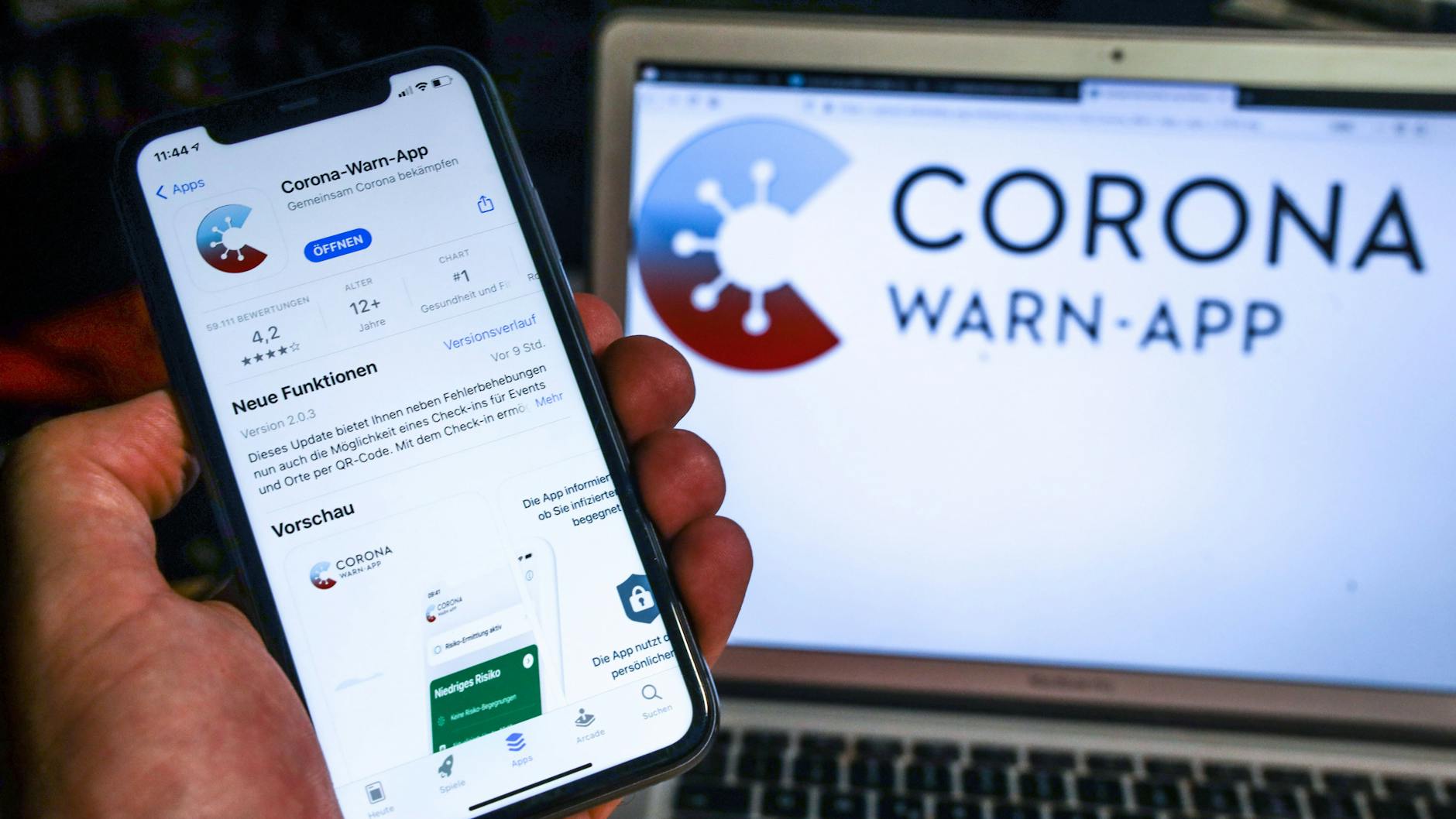 Die Corona-Warn-App ist erneut aktualisiert worden.