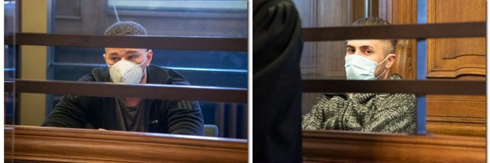 Die Angeklagten wollten nicht unkenntlich gemacht werden, so die Justiz.<br>