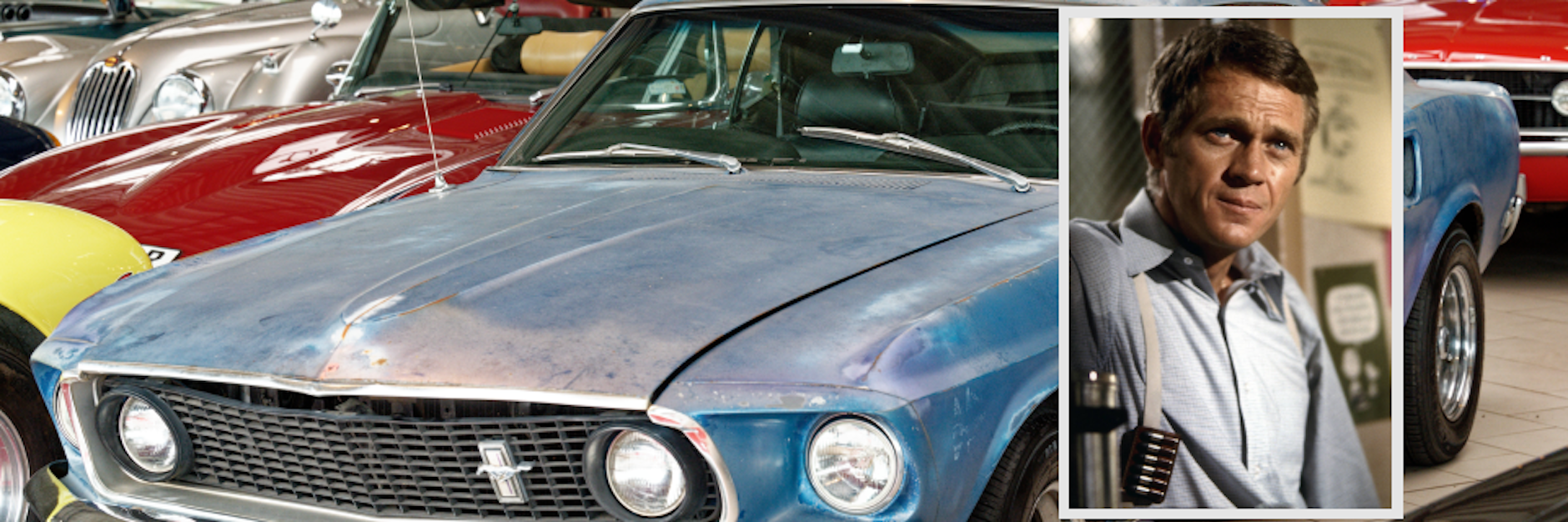 Der einstige Privatwagen von Hollywood-Legende Steve McQueen heute. 