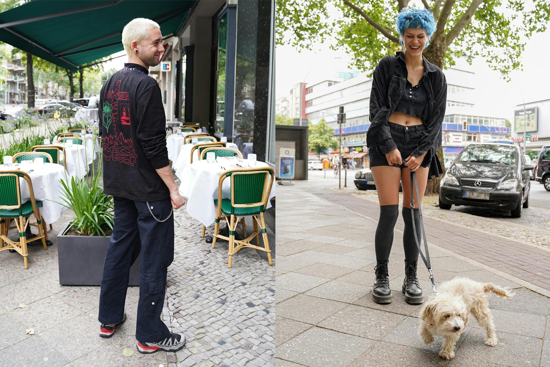 Rafael (links) ist von Mailand nach Berlin gezogen, Lil (rechts) wurde hier geboren. 