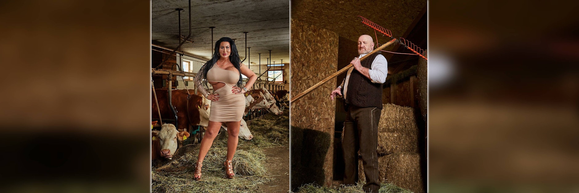 Ex-Lindenberg-Bodyguard Eddy Kante und Influencerin Paris Herms sind die Neuen auf der Alm.