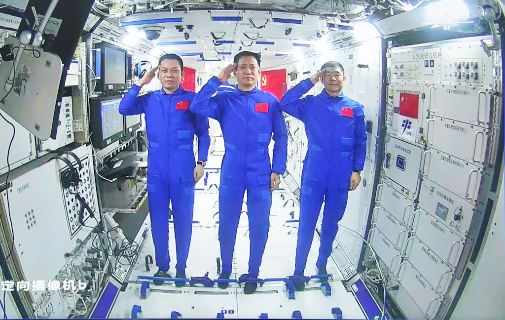 Erster Weltraum-Spaziergang an Chinas neuer Raumstation