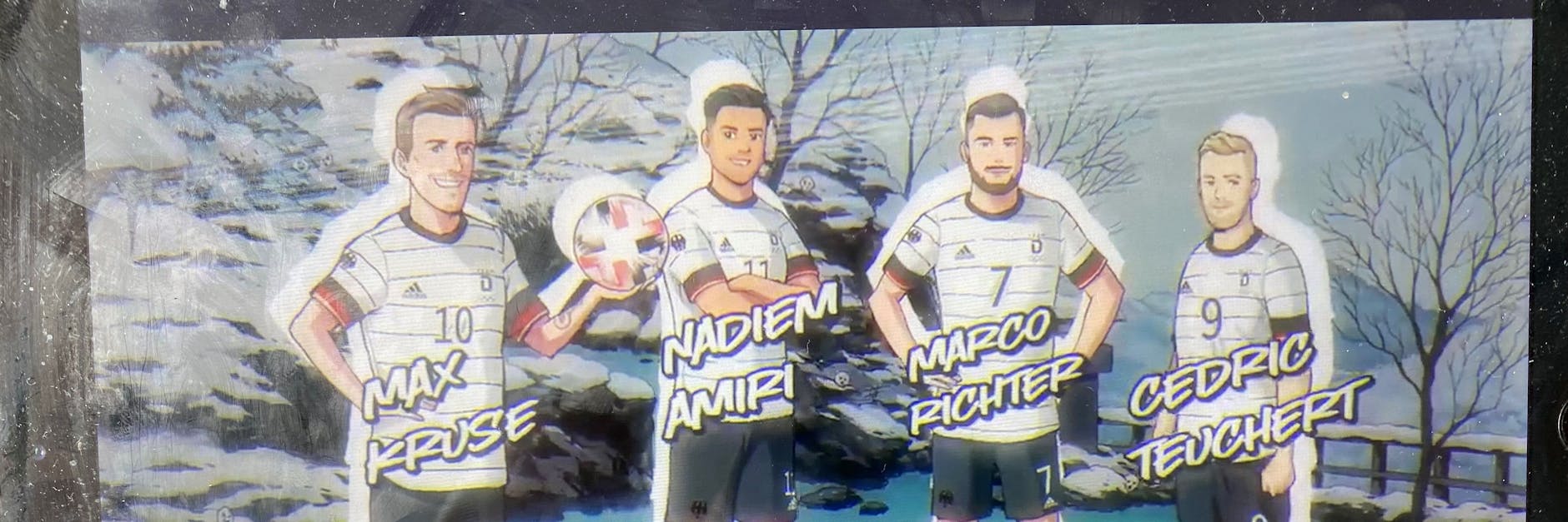 Vier für ganz vorne: darunter die beiden Union-Stars Max Kruse (l.) und Cedric Teuchert (r.).