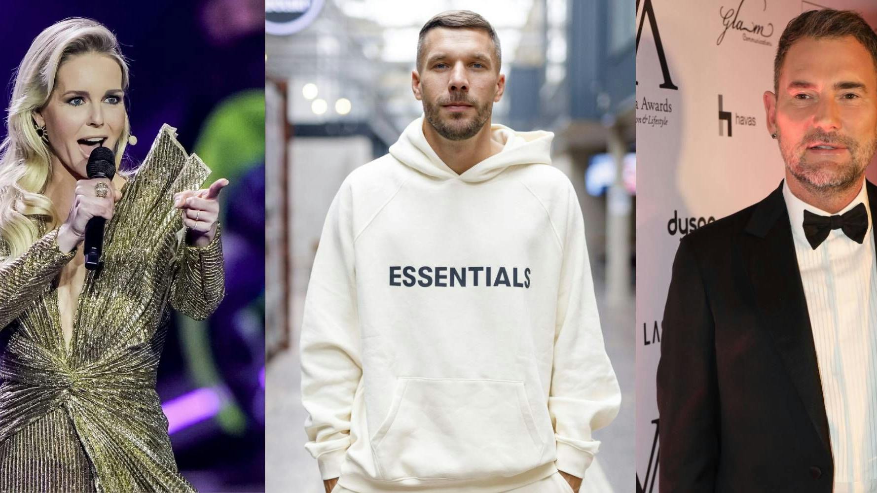 Chantal Janzen, Lukas Podolski und Michal Michalsky sollten eigentlich die neue Jury beim Supertalent von RTL sein.