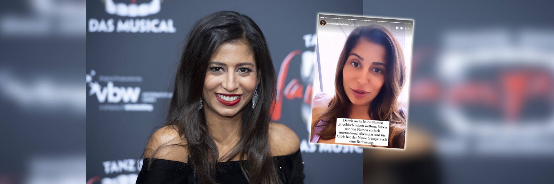 Eva Benetatou spricht auf Instagram über ihre Geburt.