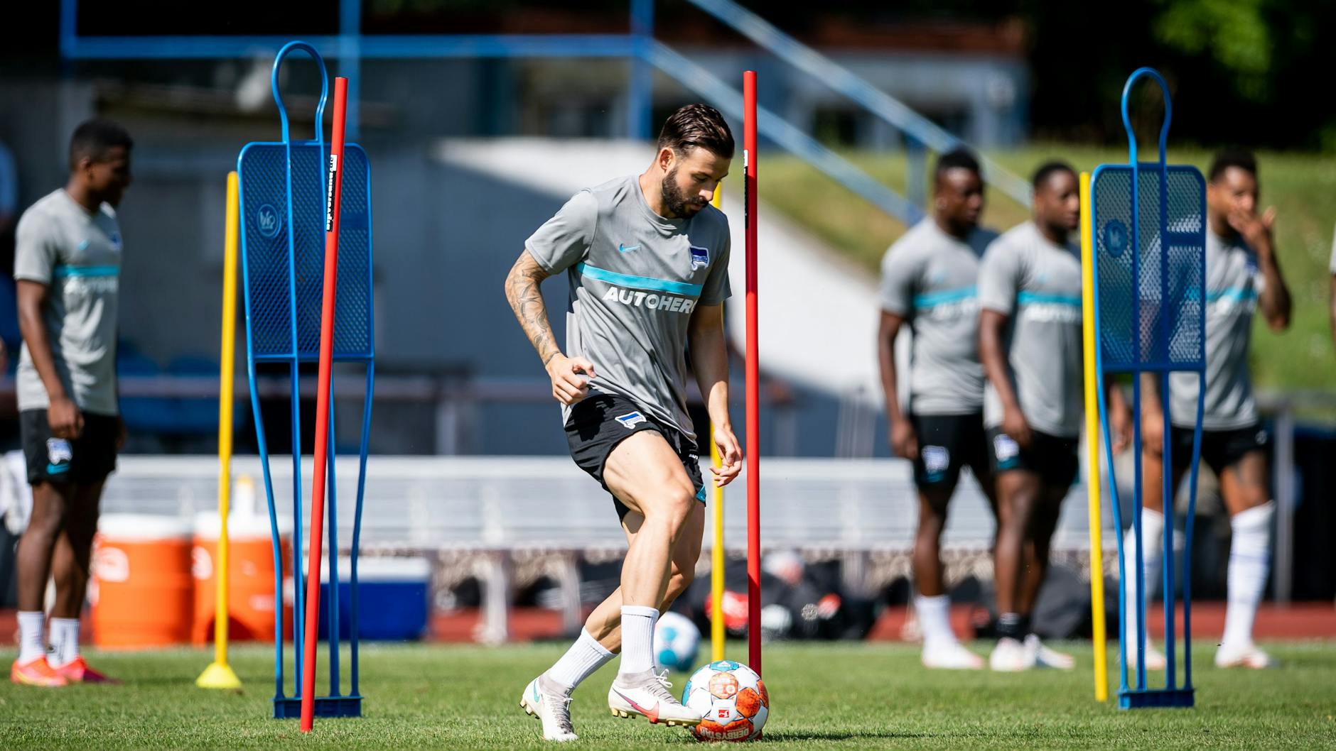 Drahtig und durchtrainiert wie lange nicht mehr: Herthas Marvin Plattenhardt hat sich viel vorgenommen für die neue Saison.