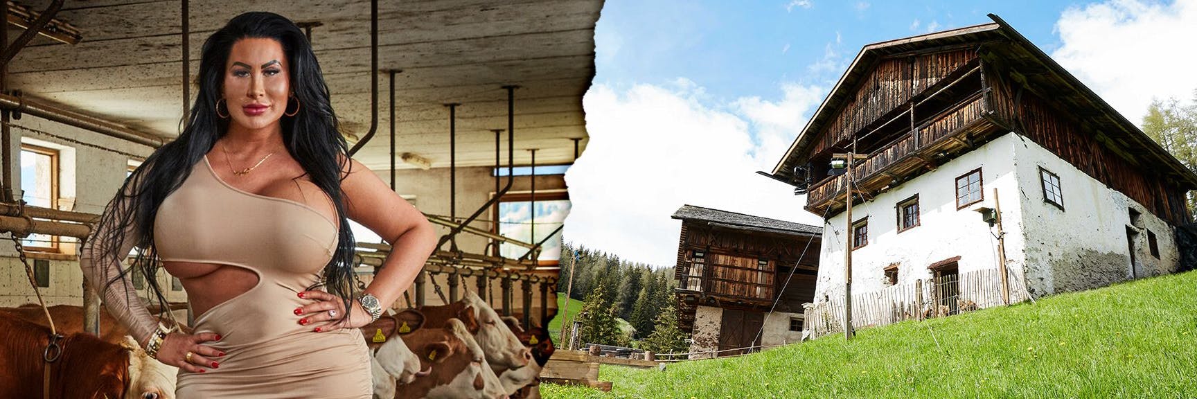 Ihre riesigen Brüste machten sie bekannt - jetzt zieht Paris Herms auf „Die Alm“ und hofft auf den Durchbruch im Reality-TV.