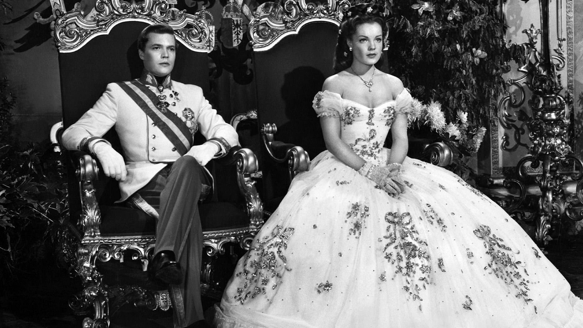 Das Original: Die unvergessene Romy Schneider und Karlheinz Böhm im ersten „Sissi“-Film, der 1955 gedreht wurde.