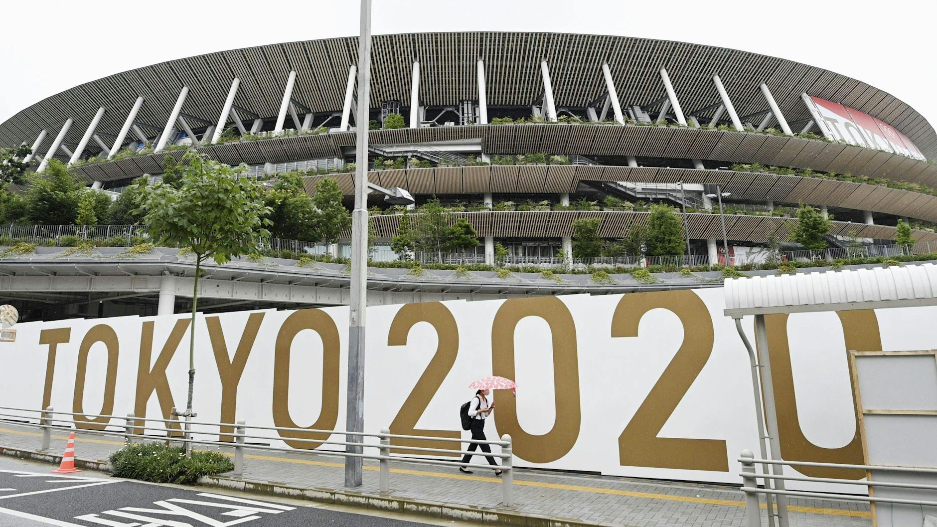 Das Nationalstadion in Tokio bleibt während der Olympischen Spiele für Zuschauer gesperrt.