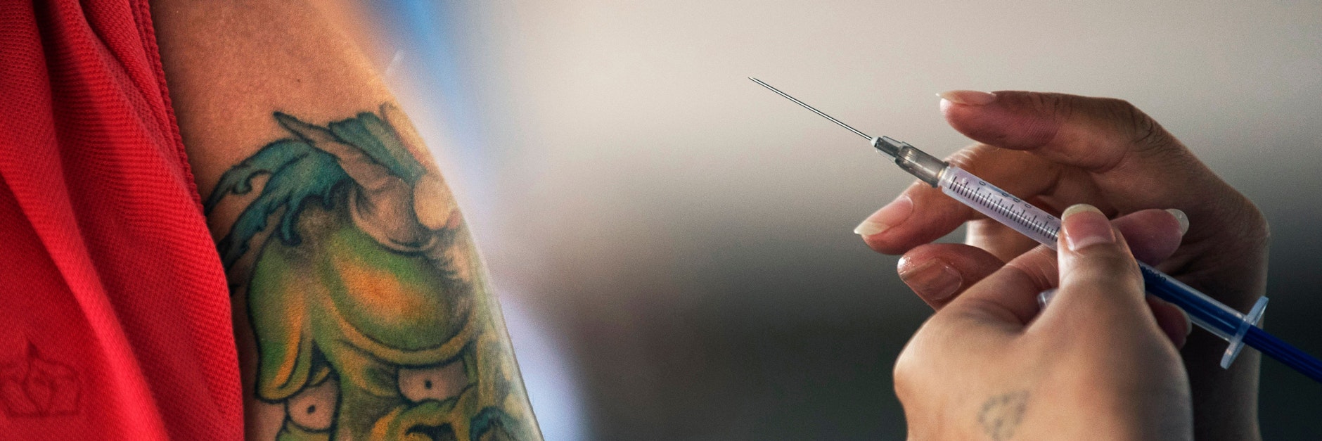 Corona-Impfung mit dem Vakzin von AstraZeneca