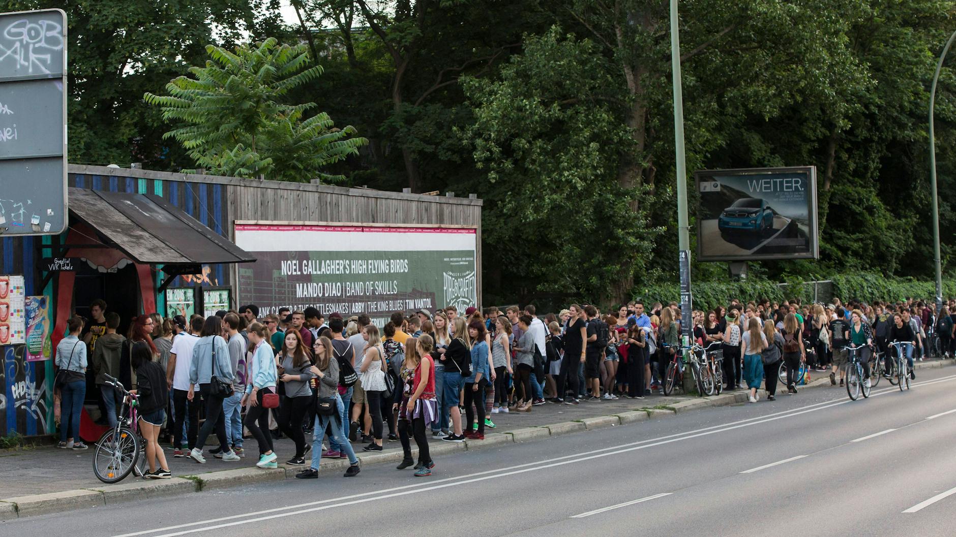 Andrang zum Tanzen, seit einigen Wochen wieder erlaubt.