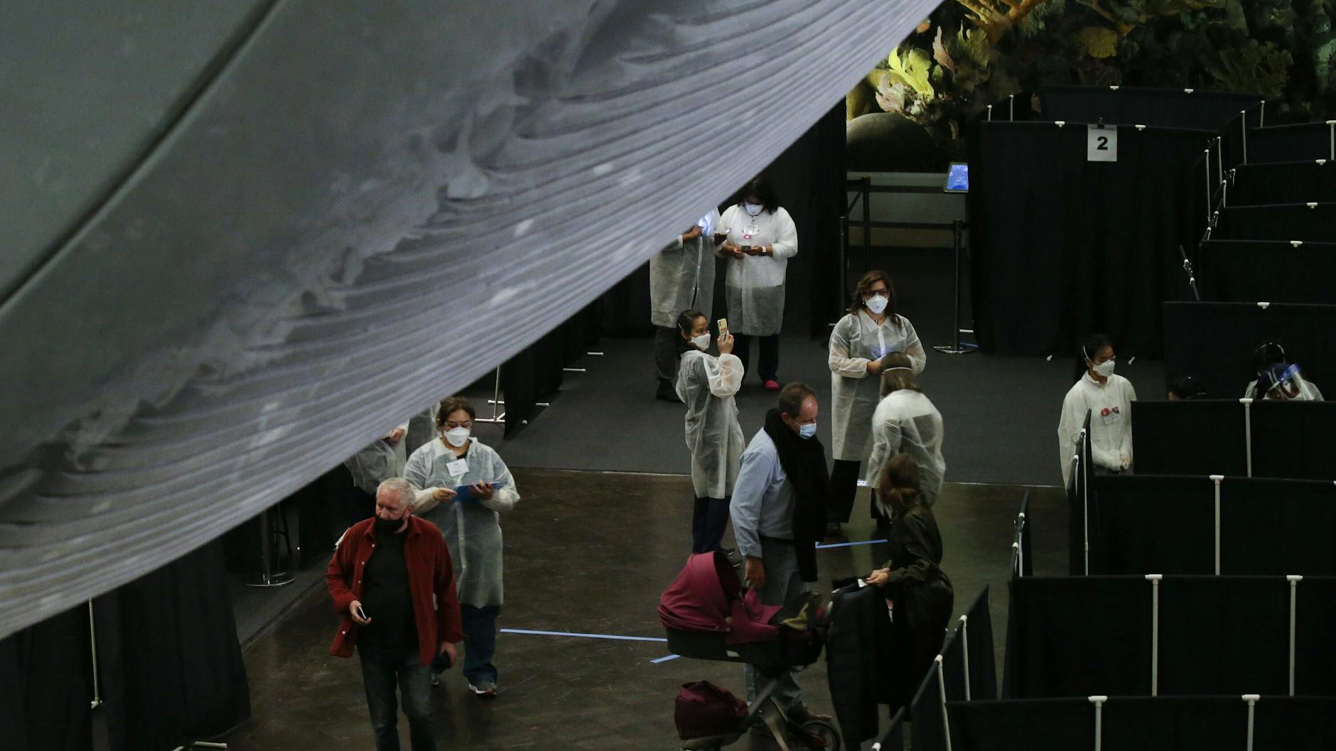 In New York, residents can get free entry to the city's legendary natural history museum in exchange for getting vaccinated. The vaccinations are even done underneath the museum's super-cool blue whale model.