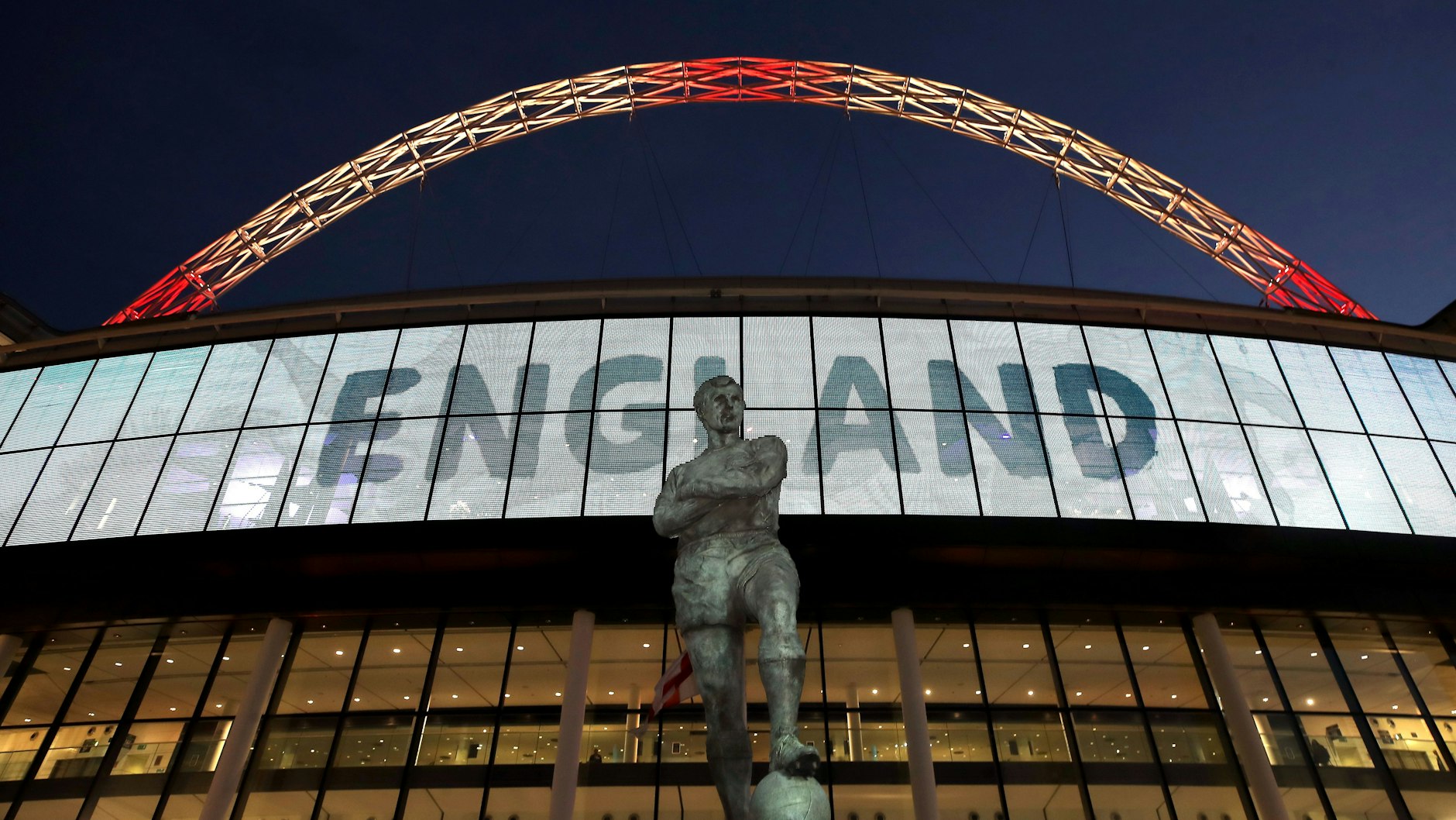 Im Londoner Wembley-Stadion wird am Sonntag das Finale ausgetragen.