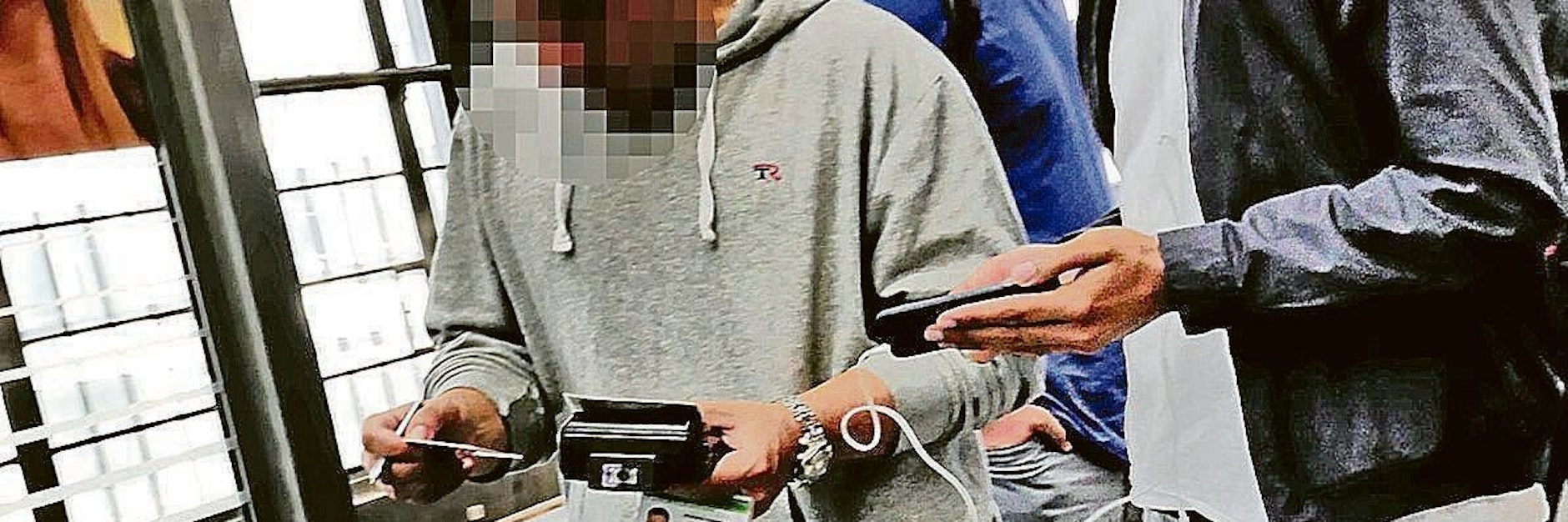 Fahrschein-Kontrolle bei der BVG.