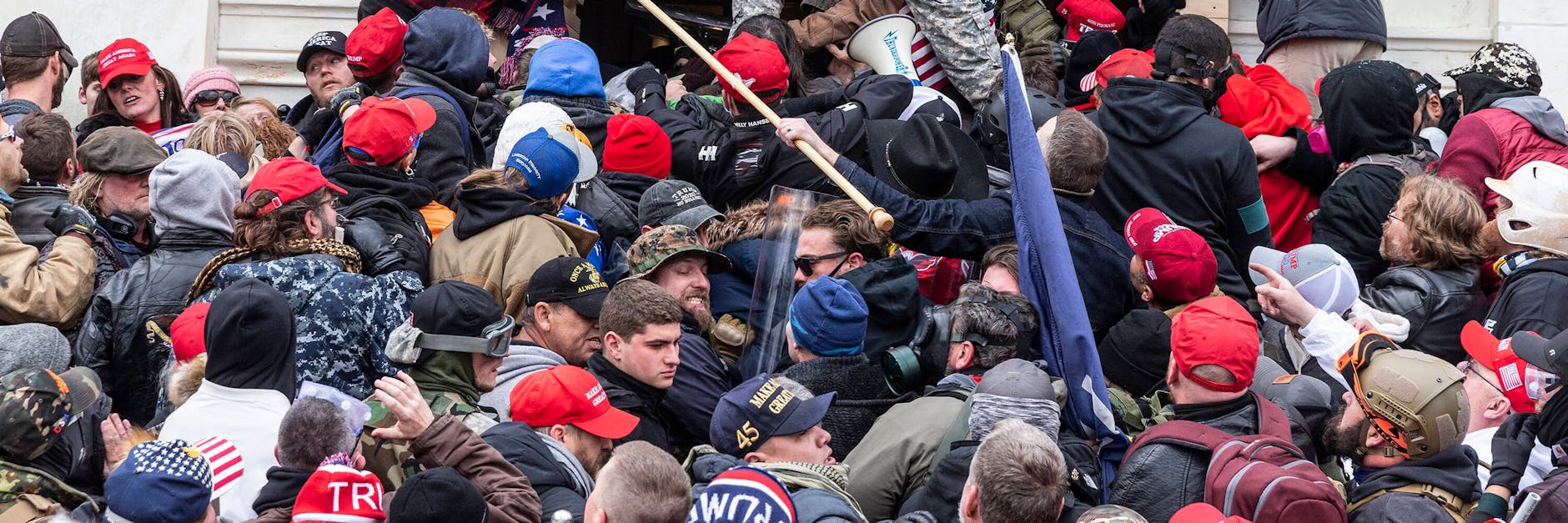 Ein wütender Mob stürmte vor einem Jahr das US-Parlamentsgebäude.