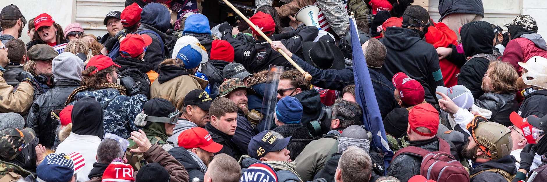 Ein wütender Mob stürmte vor einem Jahr das US-Parlamentsgebäude.