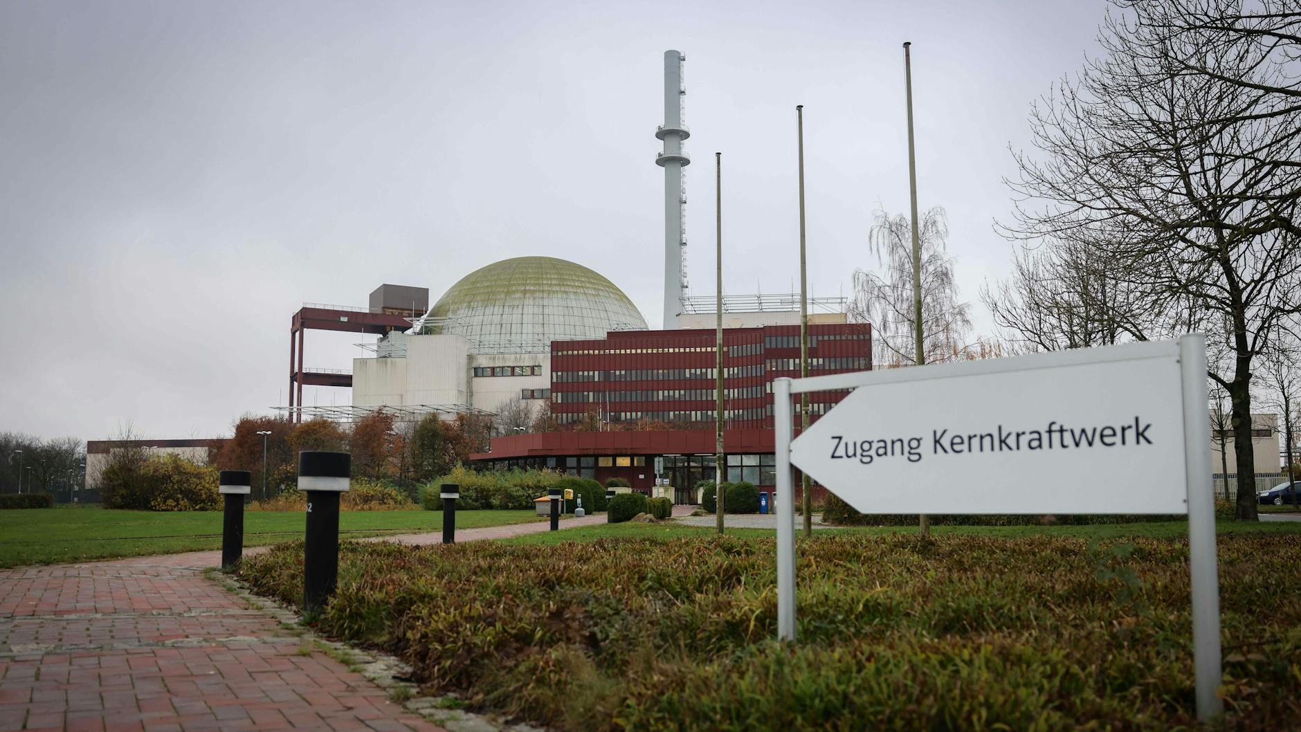 Das Kernkraftwerk Brokdorf wurde nach knapp 35 Jahren Betriebszeit abgeschaltet. 