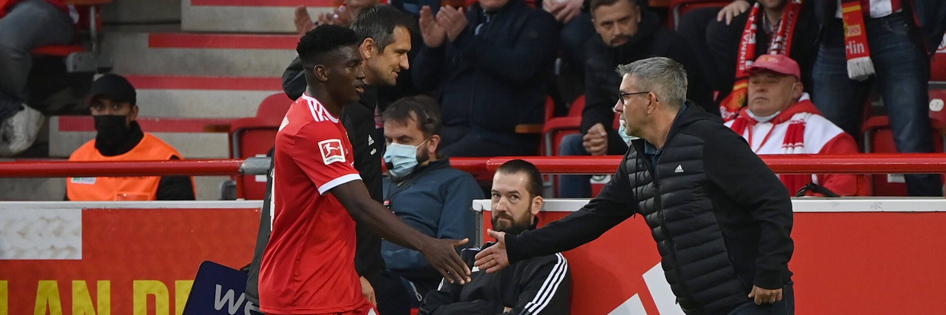 Ihn muss Trainer Urs Fischer ersetzen: Stürmer Taiwo Awoniyi fehlt dem 1. FC Union in den kommenden Spielen. 