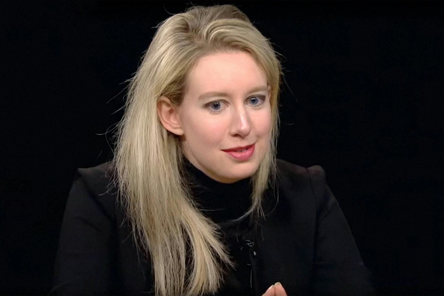 Elizabeth Holmes: in jedem Fall selbstbewusstes Auftreten.