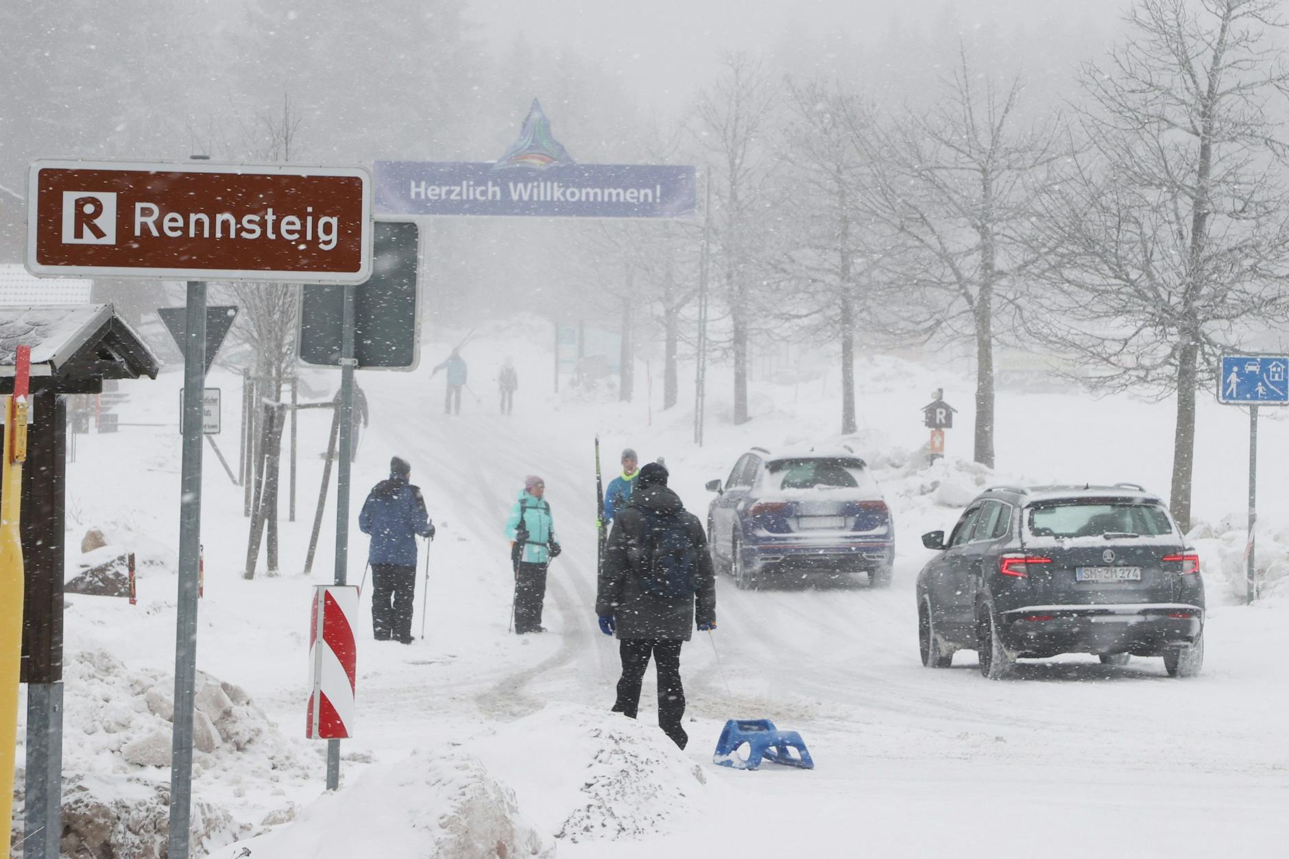 Vom winterlichen Ambiente, wie hier an Weihnachten, ist in Oberhof mittlerweile nichts mehr übrig.