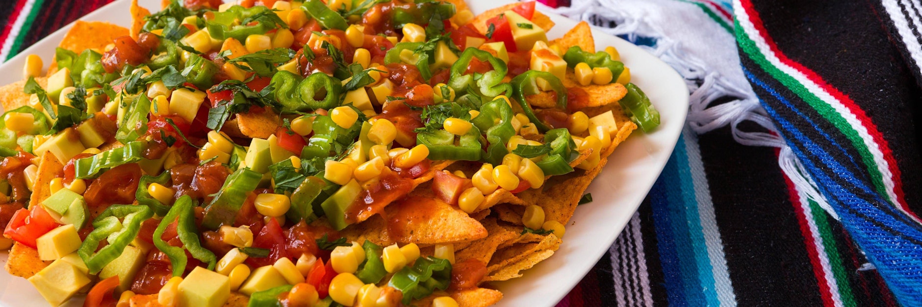 Ein Nacho Salat schmeckt ganz hervorragend und bietet den besonderen Crunch.