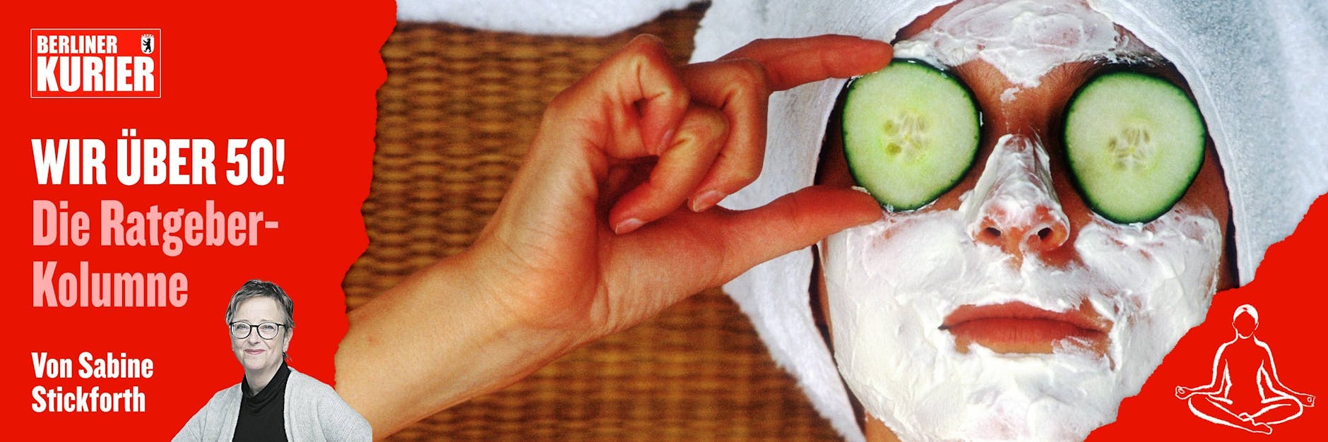 Geheimtipp bei gestresster Winterhaut ist eine Quarkmaske mit Gurke