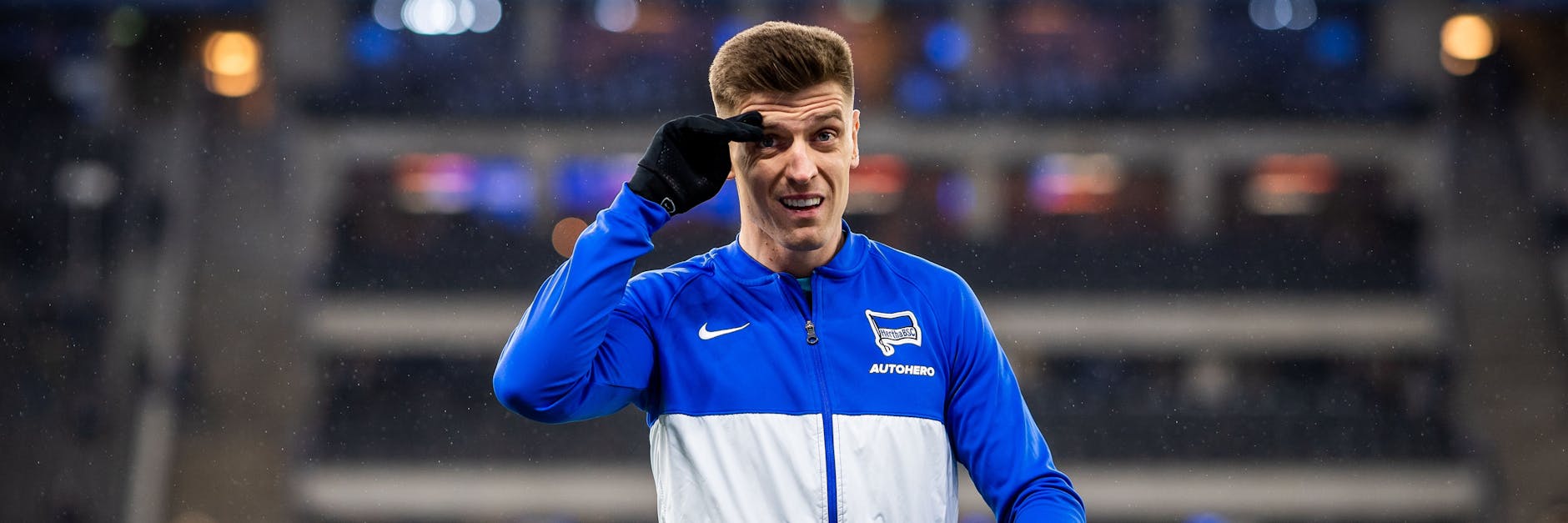 Sagt wohl „do widzenia“: Hertha-Stürmer Kris Piatek steht vor einer Rückkehr nach Italien.