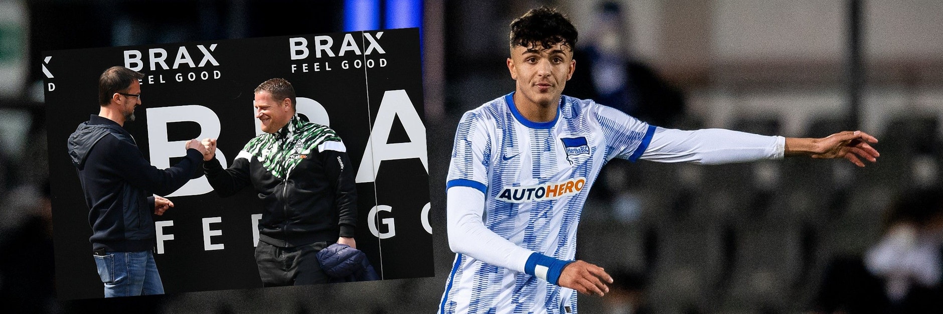 Jamil Najjar (18) spielt noch für Hertha U23 in der Regionalliga, soll aber im Sommer zu Borussia Mönchengladbach wechseln. 