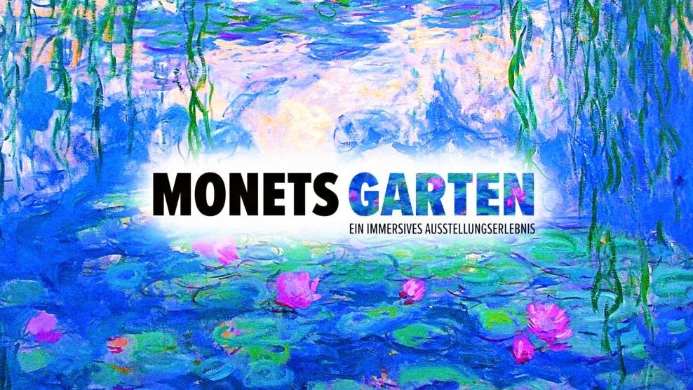 Die leuchtenden Farben des Impressionismus in der wunderbaren immersiven Ausstellung „Monets Garten“!
