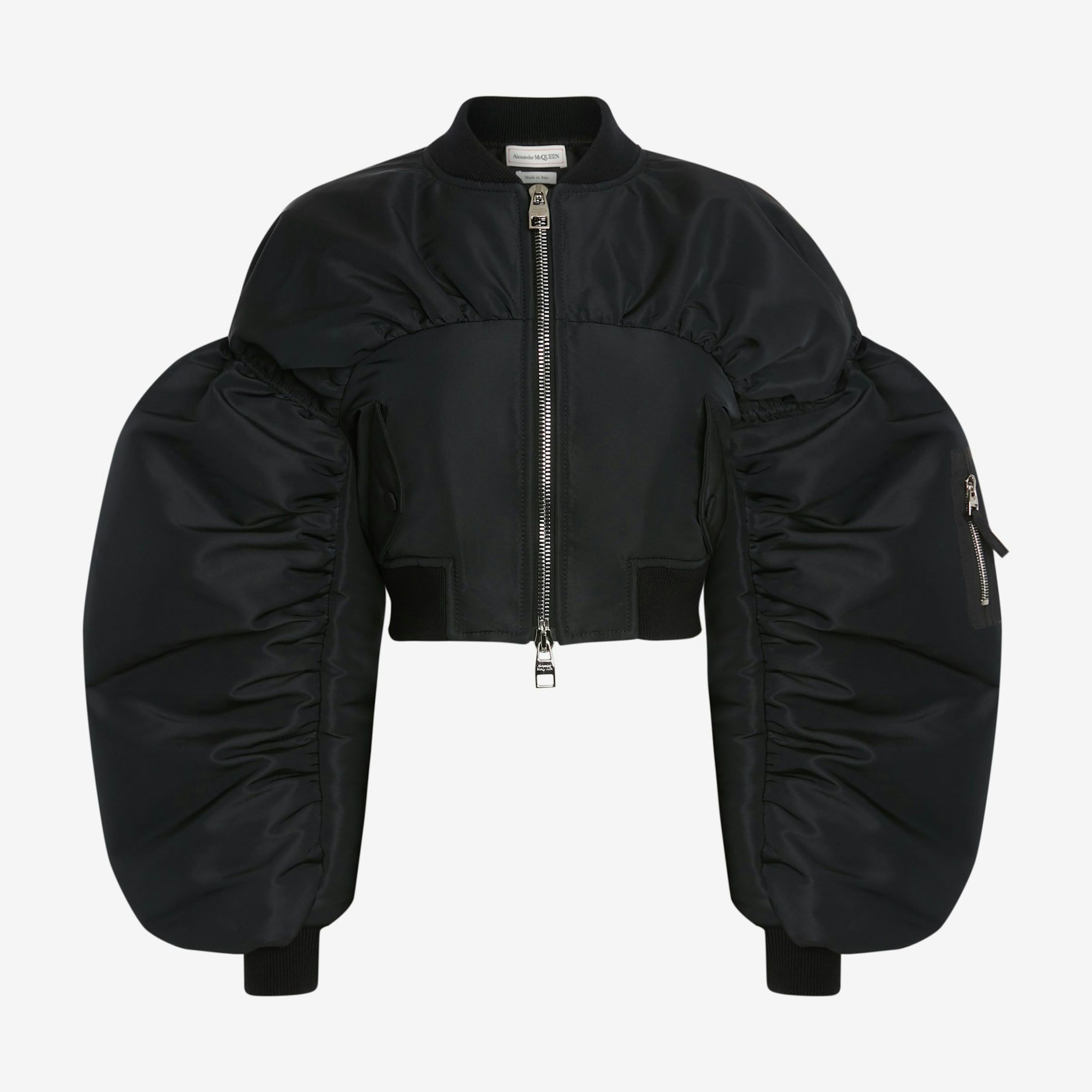 Der Couture-Bomber von Alexander McQueen kostet 1990 Euro.