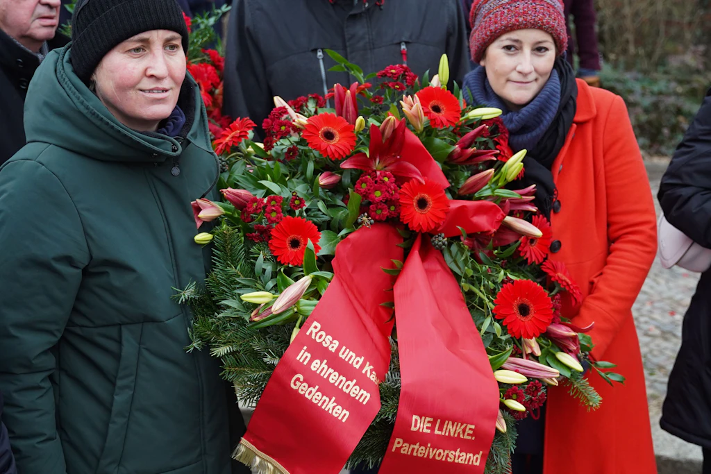 Berlin: Stilles Gedenken an Rosa Luxemburg und Karl Liebknecht