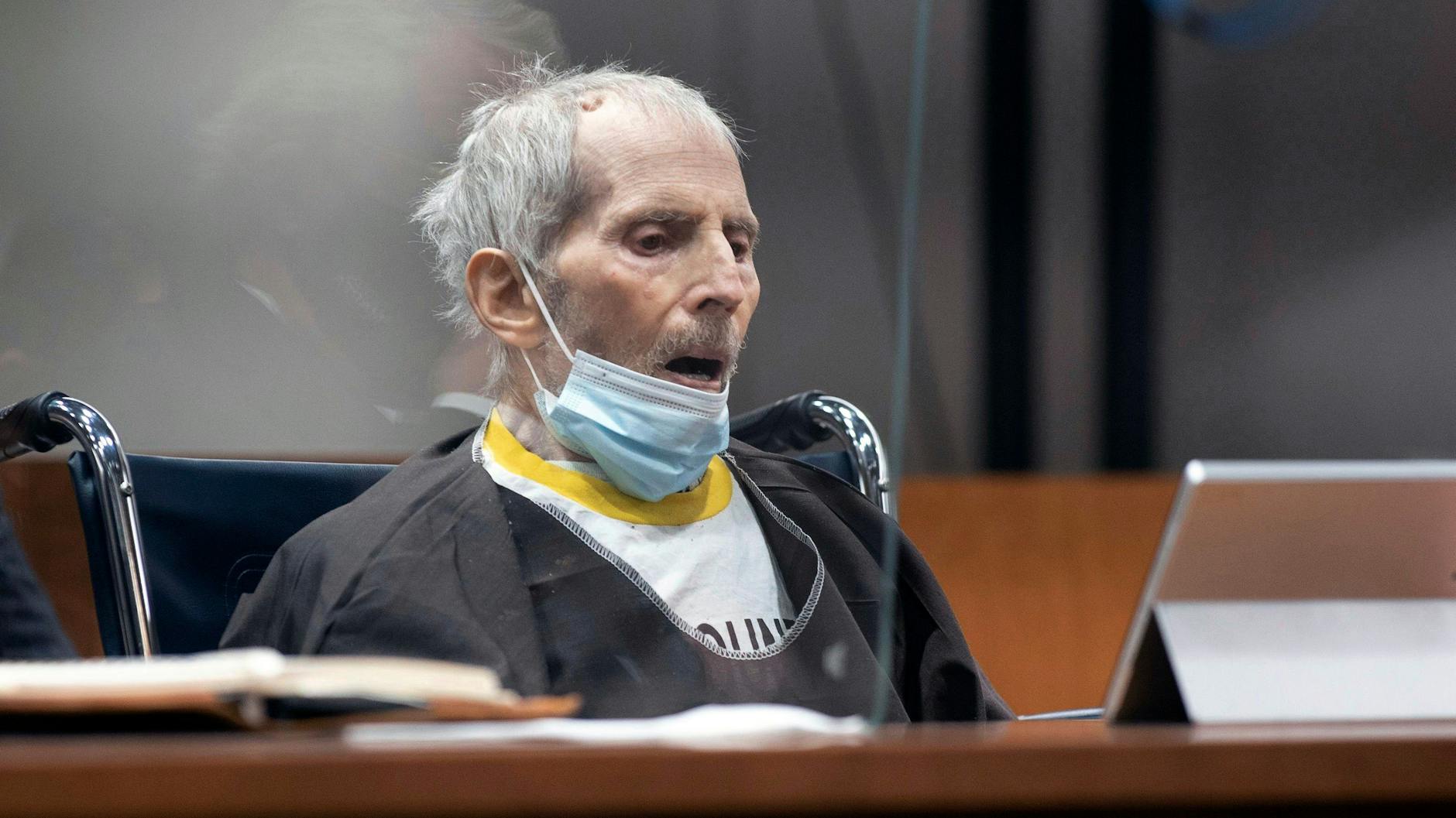 Der 78-jährige Immobilienerbe Robert Durst im Gerichtssaal (Archivbild).